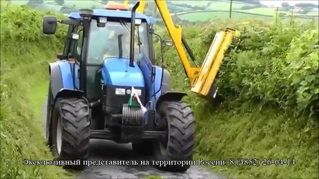 Косилка на манипуляторе для трактора смотреть онлайн