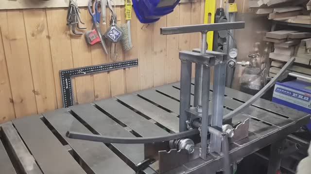 Простой трубогиб. Профилегиб без токарных работ _pipe Bender Without Turning