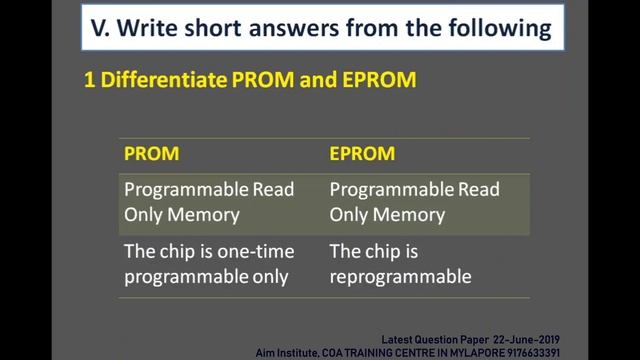 COA - Computer On Office Automation Answer Key for June 2019 Exam(DOTE) смотреть онлайн