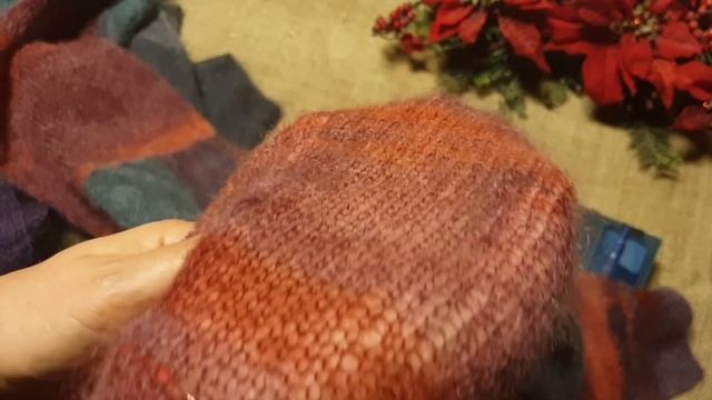 Тоненький свитерок из мохера Lana Grossa Silkhair Print/ вязание спицами смотреть онлайн