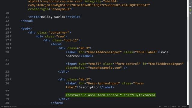 Form Control - Bootstrap 5 Alpha Responsive Web Development and Design смотреть онлайн