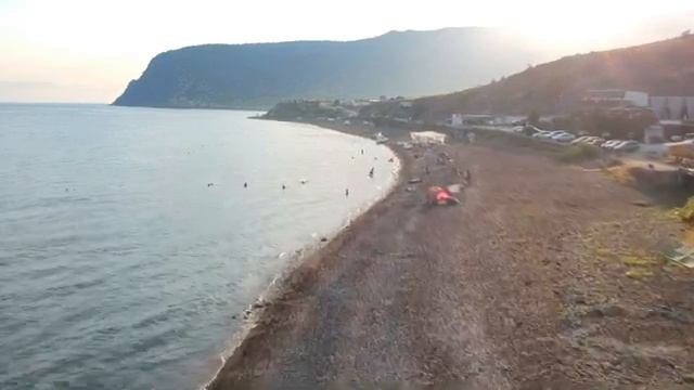 Крым. Пляж.Весёлое. смотреть онлайн