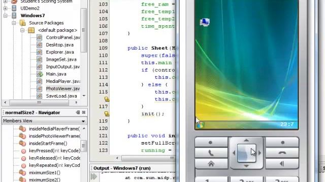 Windows 7 on J2ME смотреть онлайн