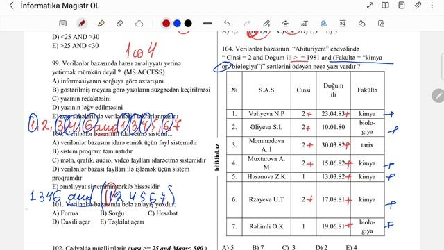 MS ACCESS test izahı | Ramidə Səfərli смотреть онлайн