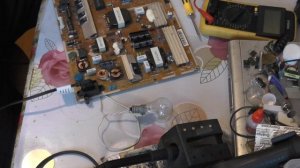 Samsung UE46F6100AK не включается, ремонт блока питания.