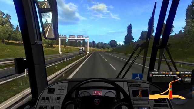 ETS2 Bus Driving | SALUTARIS | G7 1200 4x2 | Euro Truck Simulator 2 1.38 | смотреть онлайн