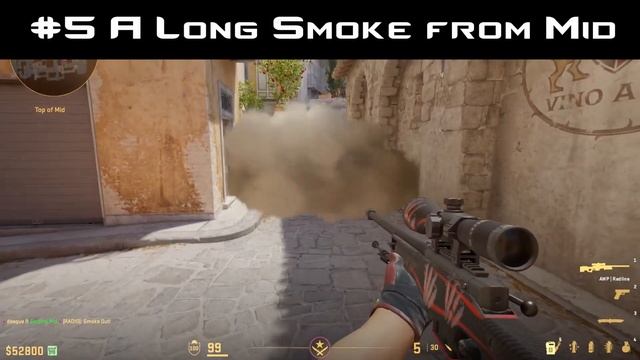 10 *NEW* MUST KNOW SMOKES FOR CS2 INFERNO ?⚡ - THESE ARE FIRE смотреть онлайн