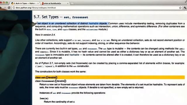 Can be set - Intro to Computer Science смотреть онлайн