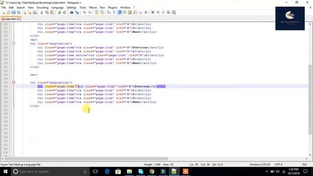 #14 Pagination Bootstrap 4 - Learn Bootstrap 4 tutorials for beginners - No Commentary смотреть онлайн
