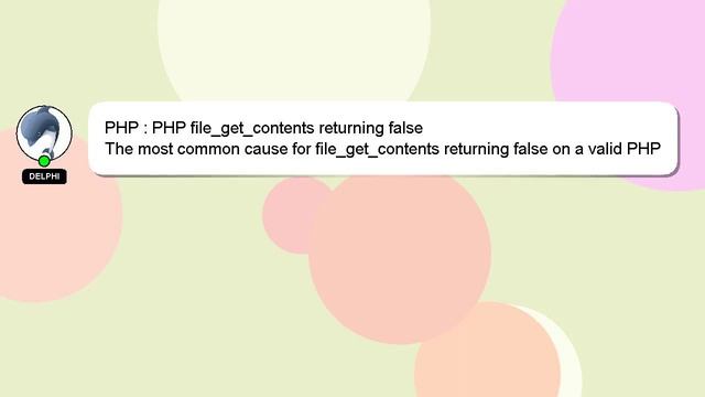 PHP : PHP file_get_contents returning false смотреть онлайн