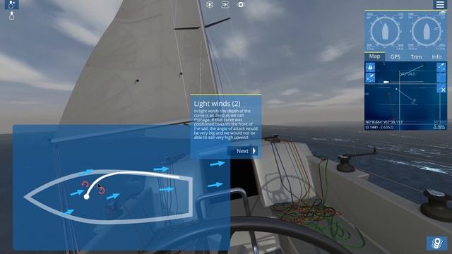 Sailaway the Sailing Simulator - Sail curve tutorial смотреть онлайн