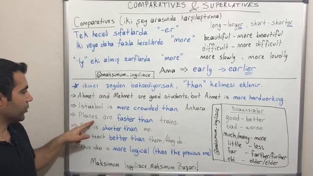 İngilizcede Karşılaştırma - Comparatives and Superlatives смотреть онлайн