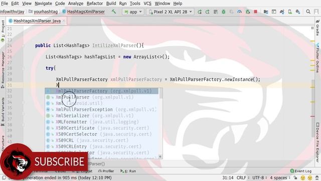 YouTube Hash Tag App in Android Studio Part 6 | XML Pull Parser | Your Hash Tag App in Android смотреть онлайн