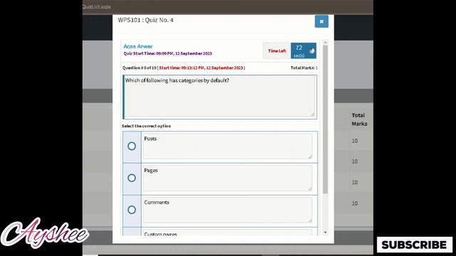 Digiskills WordPress quiz 4 Batch 05 | dstp 2.0 batch 05 WordPress quiz 4 solution 2023 смотреть онлайн