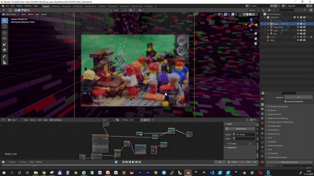 Stop Action Movie Compositing in Blender(Greenscreen and Relighting) смотреть онлайн