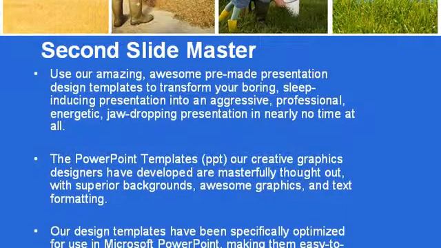 Cow PowerPoint Template by PoweredTemplate.com смотреть онлайн