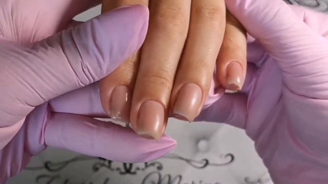 Укрепление ногтей//Простой дизайн ногтей2021//Градация цвета//Марина Захаричева//Нюдовый маникюр смотреть онлайн