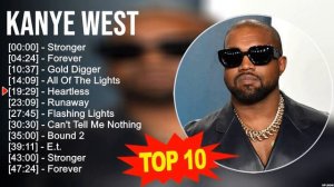 Kanye West 2023 MIX ~ Top 10 Best Songs ~ Greatest Hits ~ Full Album