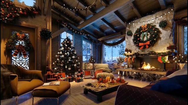 1 Hour of Christmas Music ? - Jazz Music with Christmas Ambience - Instrumental Christmas Jazz смотреть онлайн