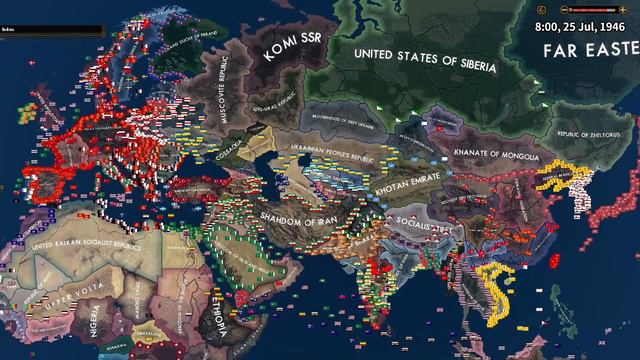 The Red Flood - HOI4 Timelapse #44 смотреть онлайн