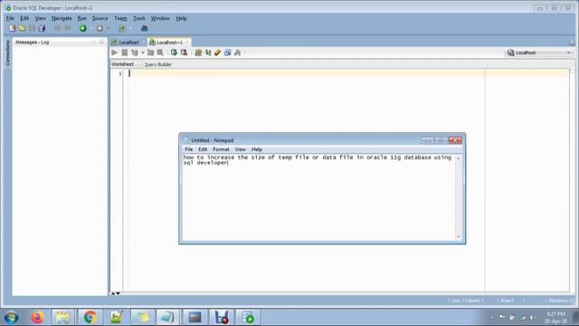 #SQL11g How to Increase Temp TableSpace or Dba Database File Size in Oracle 11g using SQL Developer смотреть онлайн