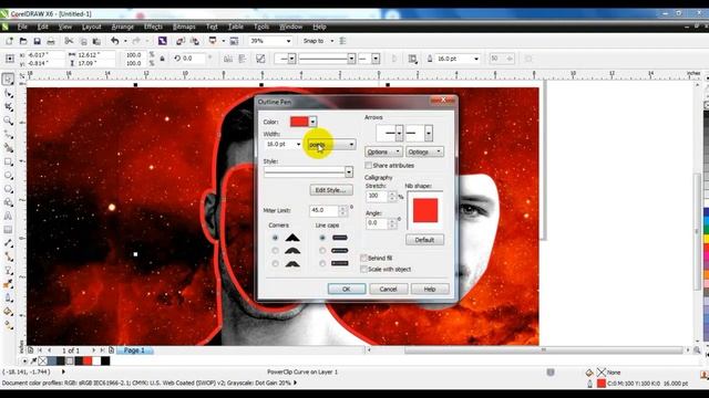 Face Cutting Art in Coreldraw tutorial by Ahsan Sabri смотреть онлайн