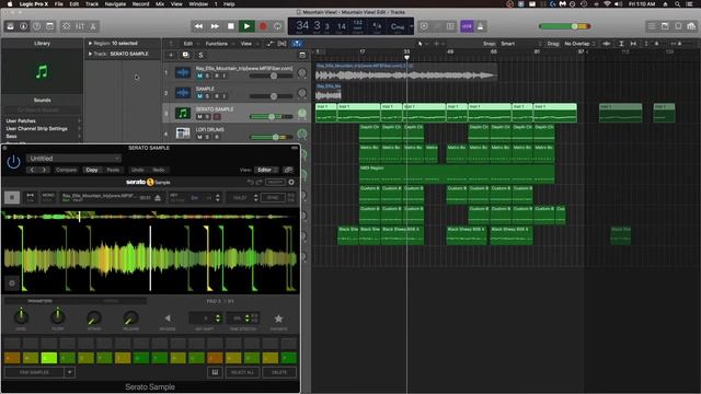 Sampling Vinyl Frontier II Vol. 1 - "Mountain View" - Logic Pro X Session смотреть онлайн