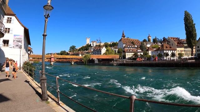 Lucerne/Luzern Switzerland ?? Walking Tour In 4K