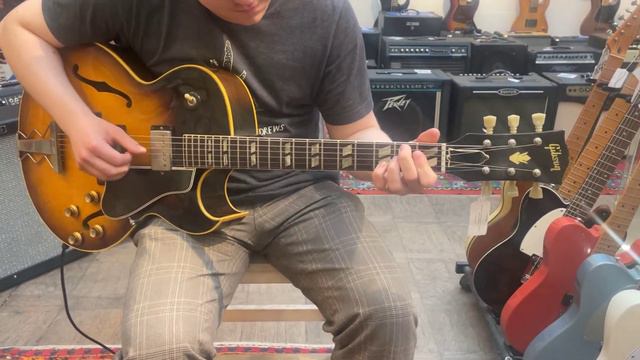 1961 Gibson ES-175D + Fender GB George Benson Twin Reverb смотреть онлайн