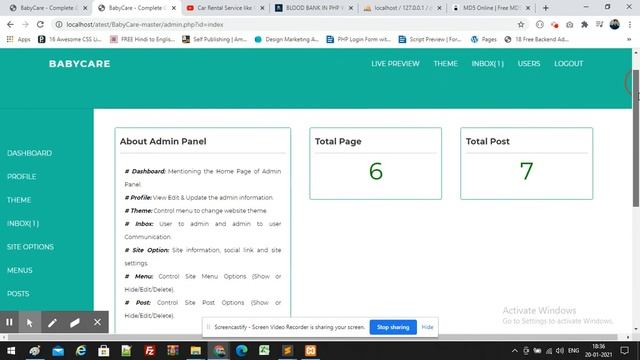 BabyCare website with backend PHP Mysql Download Free Source code смотреть онлайн