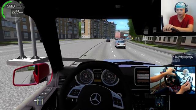Logitech G27 ile CCD // Mercedes G63 AMG 6x6 смотреть онлайн