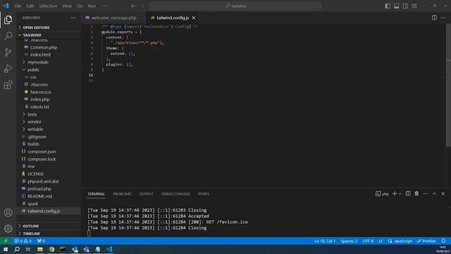 Tailwind CSS With PHP CodeIgniter 4 | Step-by-Step Tutorial For Integration