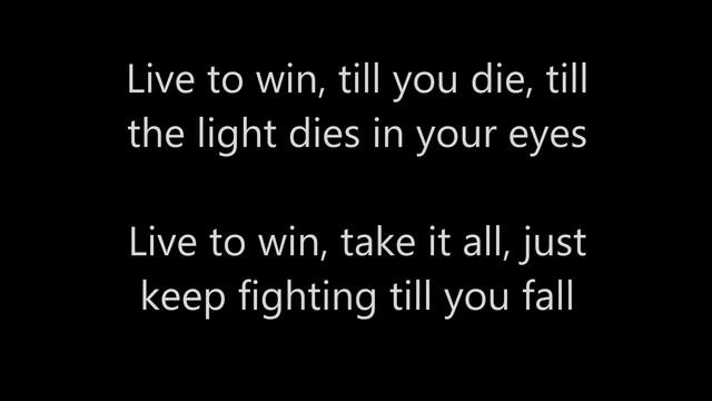 Live to Win- Paul Stanley Lyrics смотреть онлайн