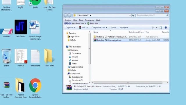 Como baixar e instalar o Photoshop CS6 windows 32 e 64 bits (2017) смотреть онлайн