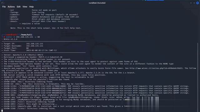 Nikto Vulnerability Scanner | Kali Linux смотреть онлайн