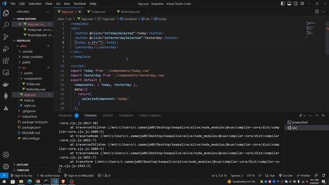 keepalive and dynamically rendering between components in Vue JS смотреть онлайн