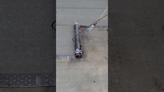 Наплавление рулонного материала Технониколь