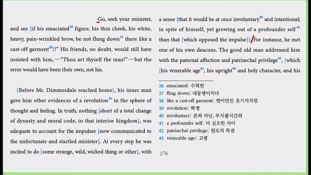 The Scarlet Letter ch20 The Minister in a Maze - 7 (p176)(2권) translated by Hyun Shin 원서읽기 смотреть онлайн