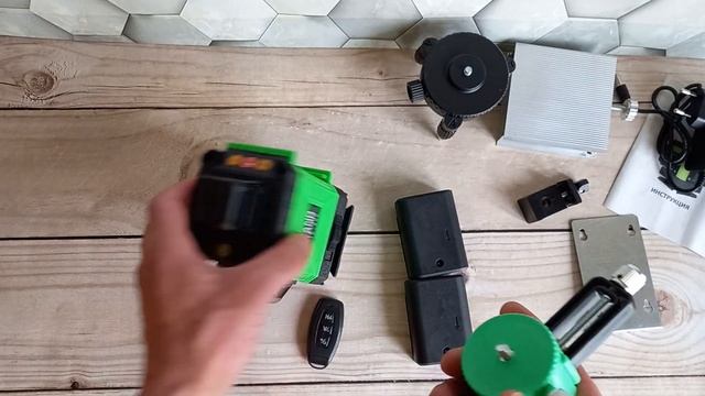 Лазерный уровень нивелир лазер 4х360 градус 4D 16 лучей линий зелёный луч STAND T-16-800 4Д смотреть онлайн