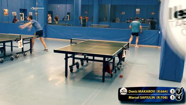 Денис МАКАРОВ - Марсель САФИУЛИН Клуб АртТТ #tabletennis #настольныйтеннис смотреть онлайн
