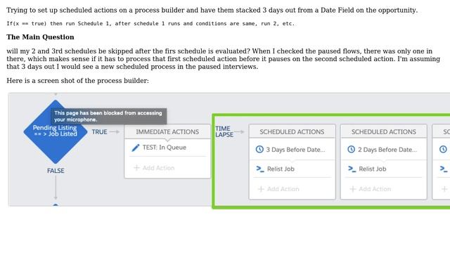 Salesforce: PROCESS BUILDER: Stacking Scheduled Actions on a Single Node смотреть онлайн