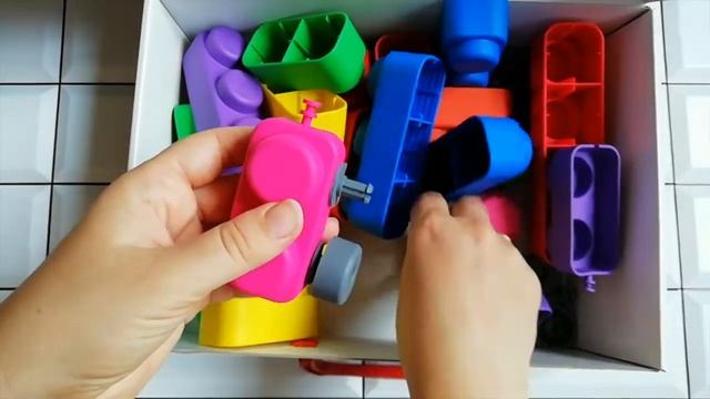 Конструктор «Мягкие кирпичики» 21 деталь с колесиками [Видео-обзор] | Конструктор Мягкие Кирпичики смотреть онлайн