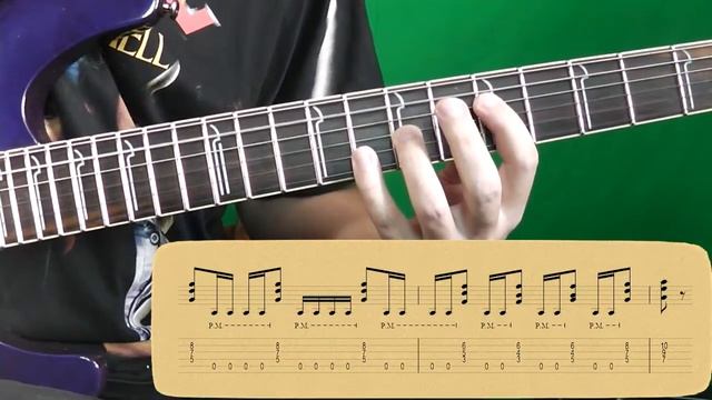 How to Play Bark At The Moon (Main Riff) by Ozzy Osbourne Как играть, Guitar lesson смотреть онлайн