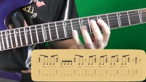 How to Play Bark At The Moon (Main Riff) by Ozzy Osbourne Как играть, Guitar lesson