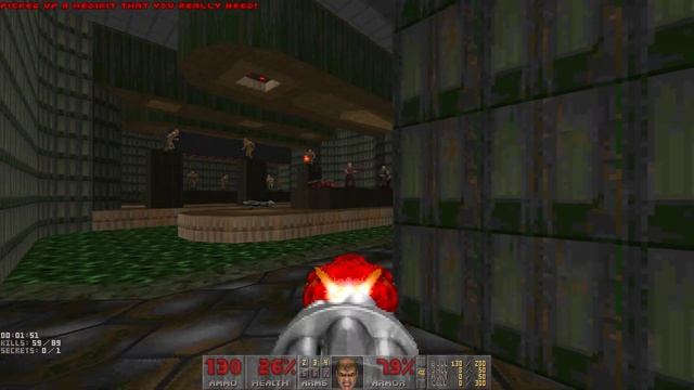 Doom: Base Ganymede - E1M9 - UVMAX No Commentary смотреть онлайн