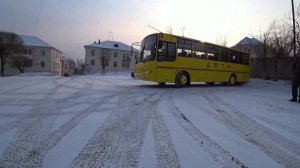 Школьный автобус ПАЗ 32053-70, поездка в г Владивосток 16.01.2022
