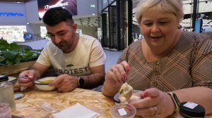 МУКБАНГ  На обед у нас с мужем пельмешки.