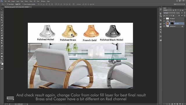 Change Metallic Color - Photoshop Architecture смотреть онлайн