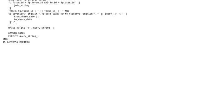 Databases: Postgres query plan of a function invocation written in plpgsql (2 Solutions!!) смотреть онлайн