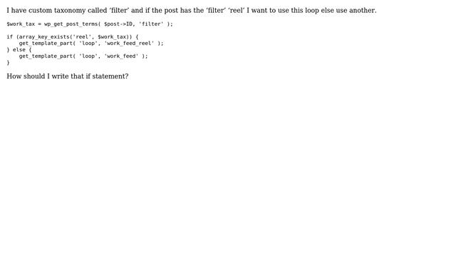 Wordpress: If custom taxonomy exist on post? смотреть онлайн